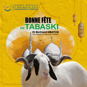 Bonne fête de Tabaski - CAMES